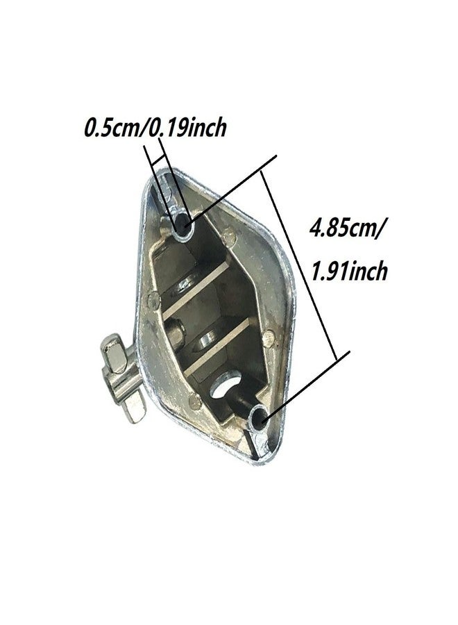 TUOREN 3 Pack Floor Tom Leg Mount Bracket with Screws Metal Tom Leg Base Floor Tom Leg Clamp Holder Percussion Drum Base Hardware Brackets - Image 5